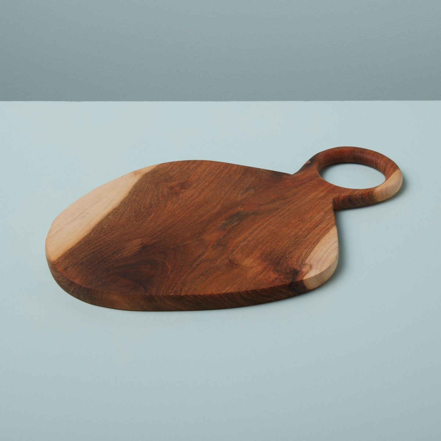 Medium Teak Oval Board with Handle