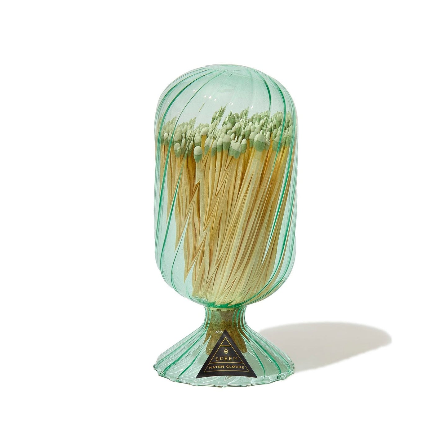 Mint Helix Match Cloche, Silver-Tipped Matches
