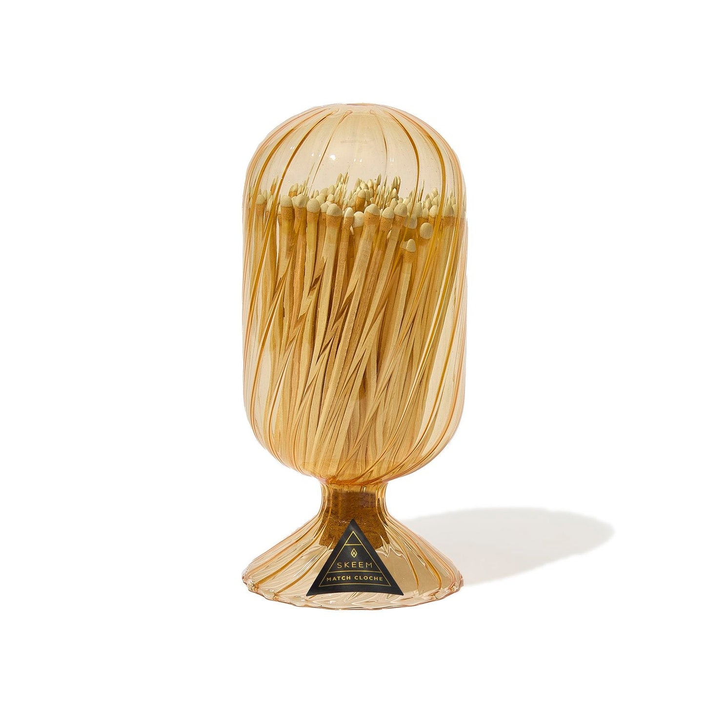 Yellow Helix Match Cloche, Matches