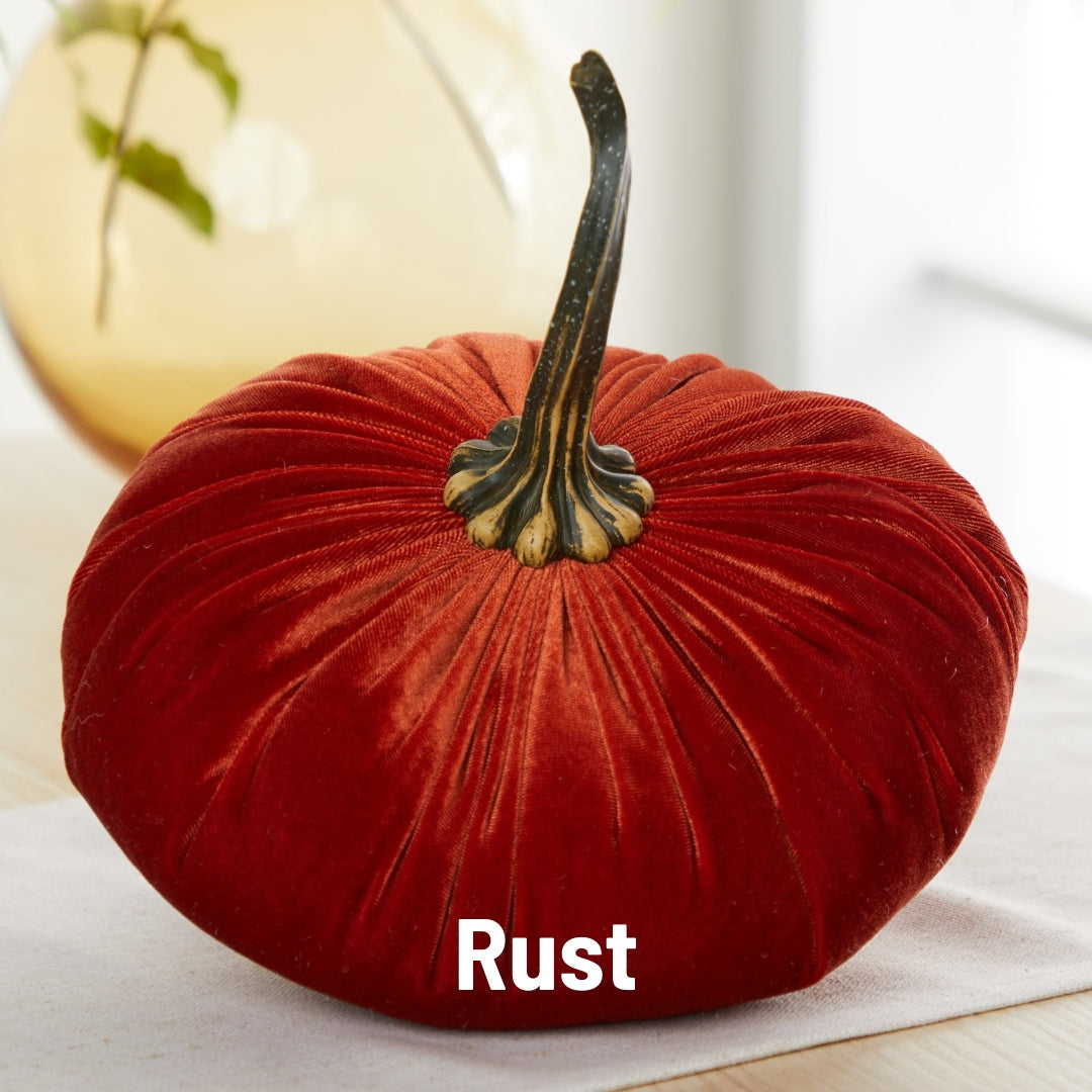 Medium Velvet Pumpkin