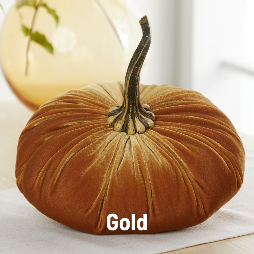 Medium Velvet Pumpkin