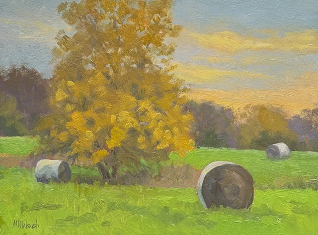Autumn Field (Hay Bales), Meg Walsh