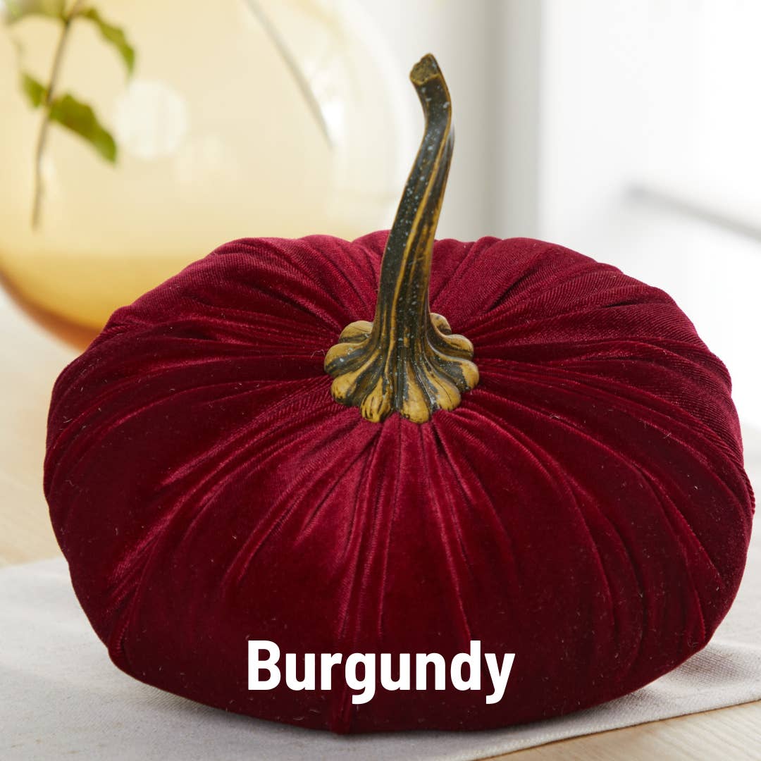 Medium Velvet Pumpkin