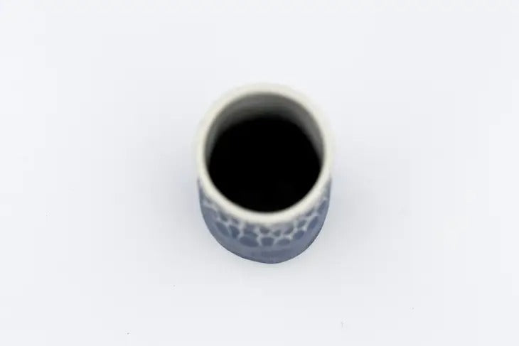 Koza Medium Blue Tall Porcelain Vase - r. h. ballard shop & gallery