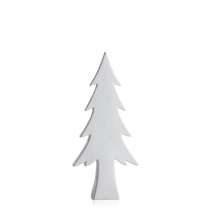 Large Matte White Ceramic Tree