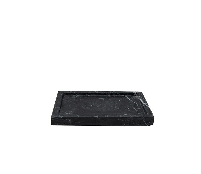 Black Marble Rectangular Soap Dish
