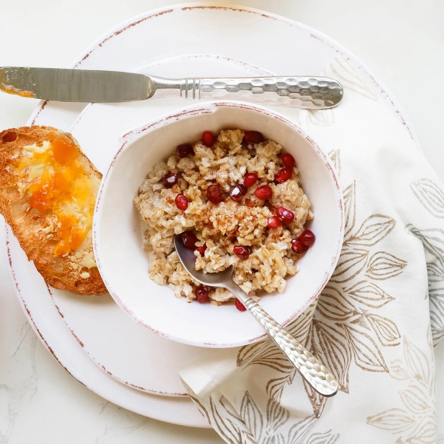 Melamine Lastra White Cereal Bowl