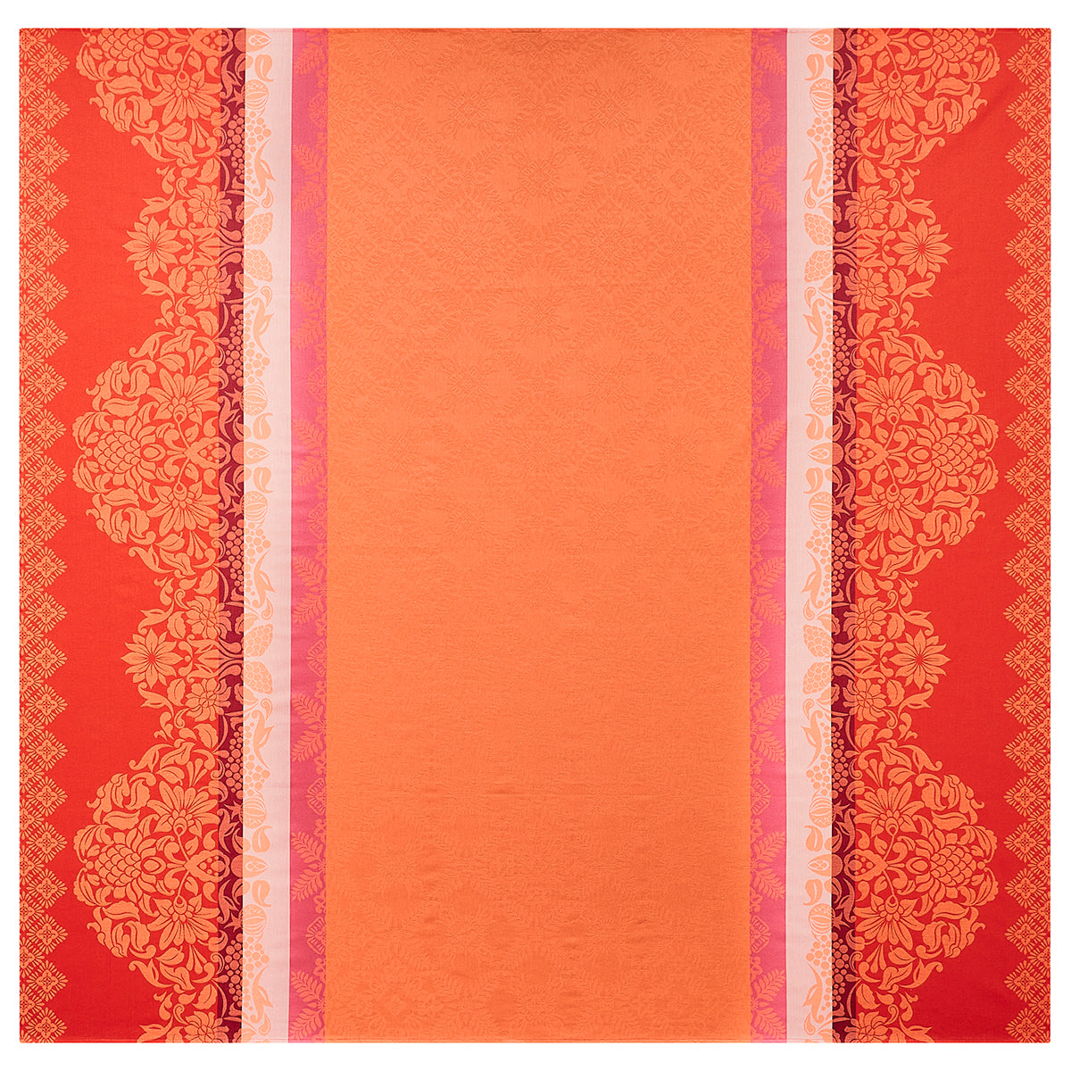 NEW! Mumbai Marigold Orange Tablecloth COTTON