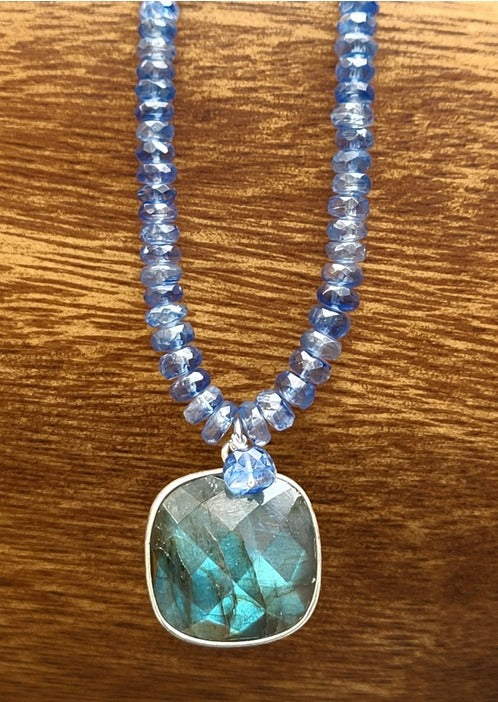 Labradorite & Kyanite Necklace