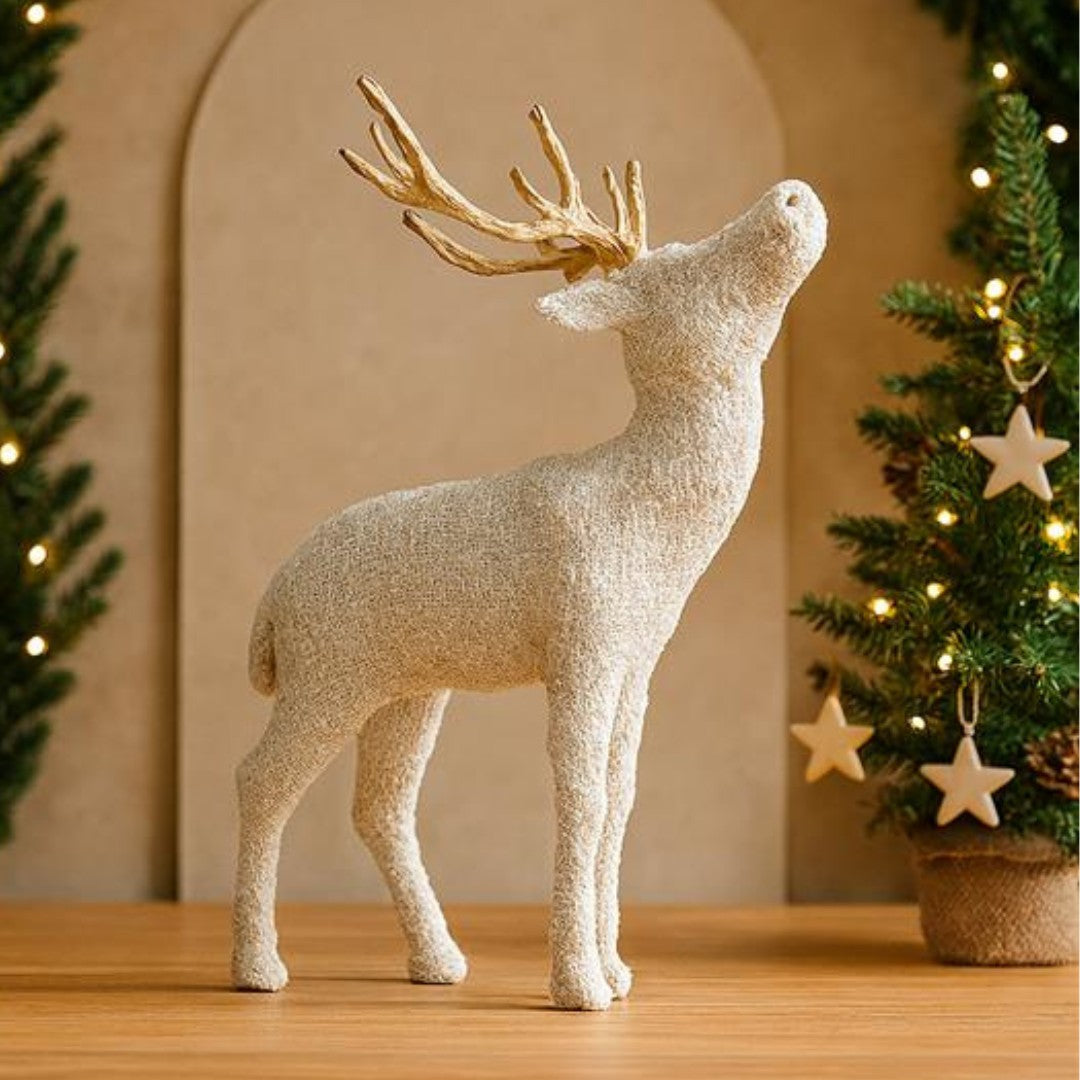 Cotton Glitz Medium Reindeer Looking Up
