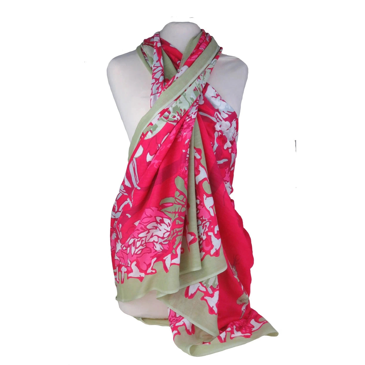 Raspberry Camargue Scarf/Wrap