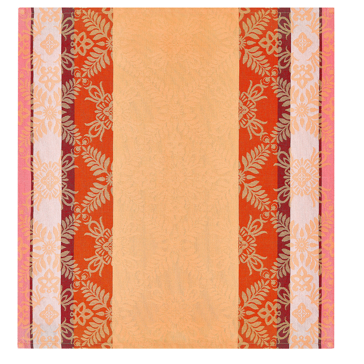 NEW! Mumbai Marigold Orange Tablecloth COTTON