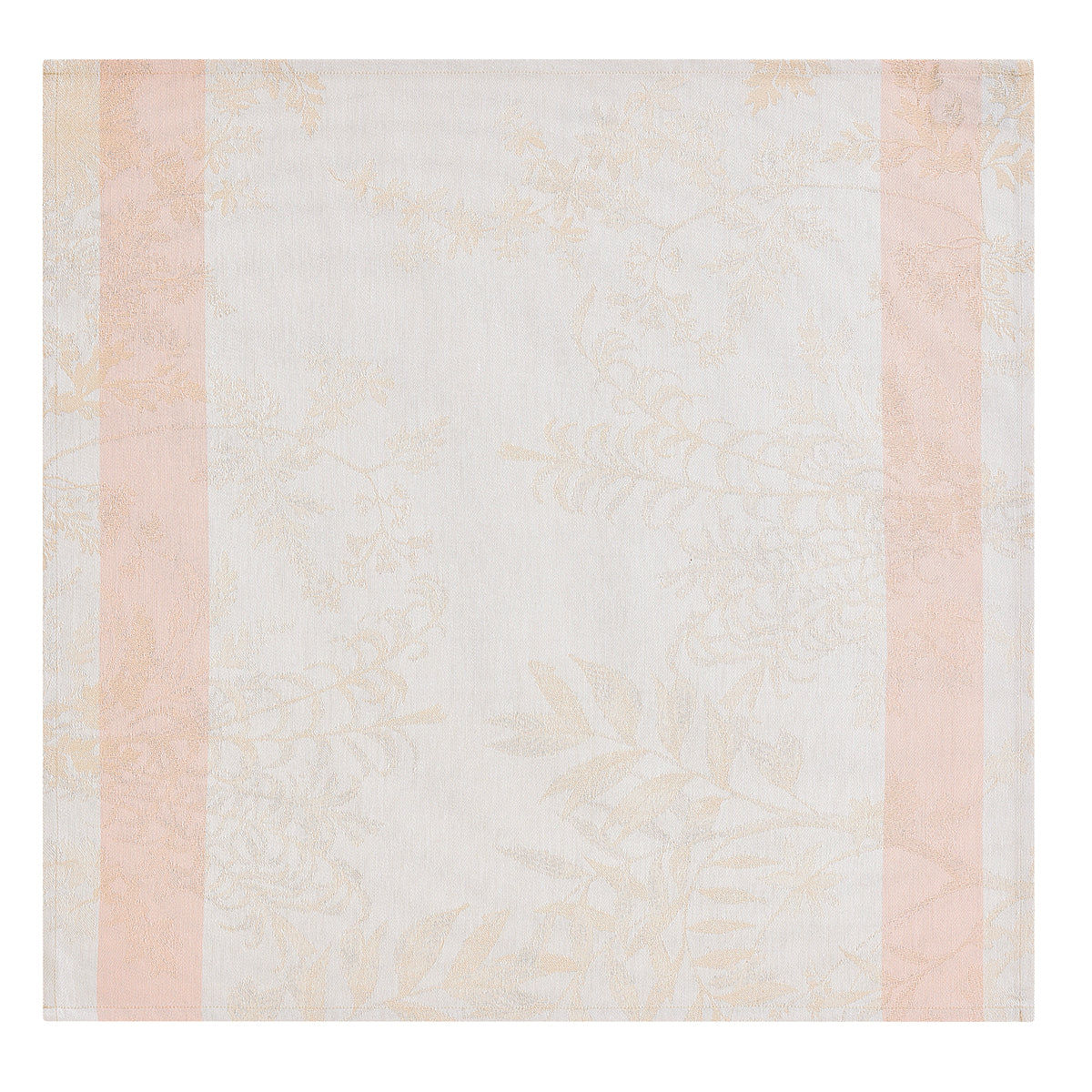 Jardin d'Eden Beige Pink Cotton Napkin - Set of 2