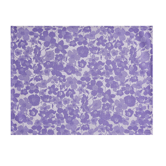 A la Carte Mille-Fleurs Purple Placemat COATED, Set of 2