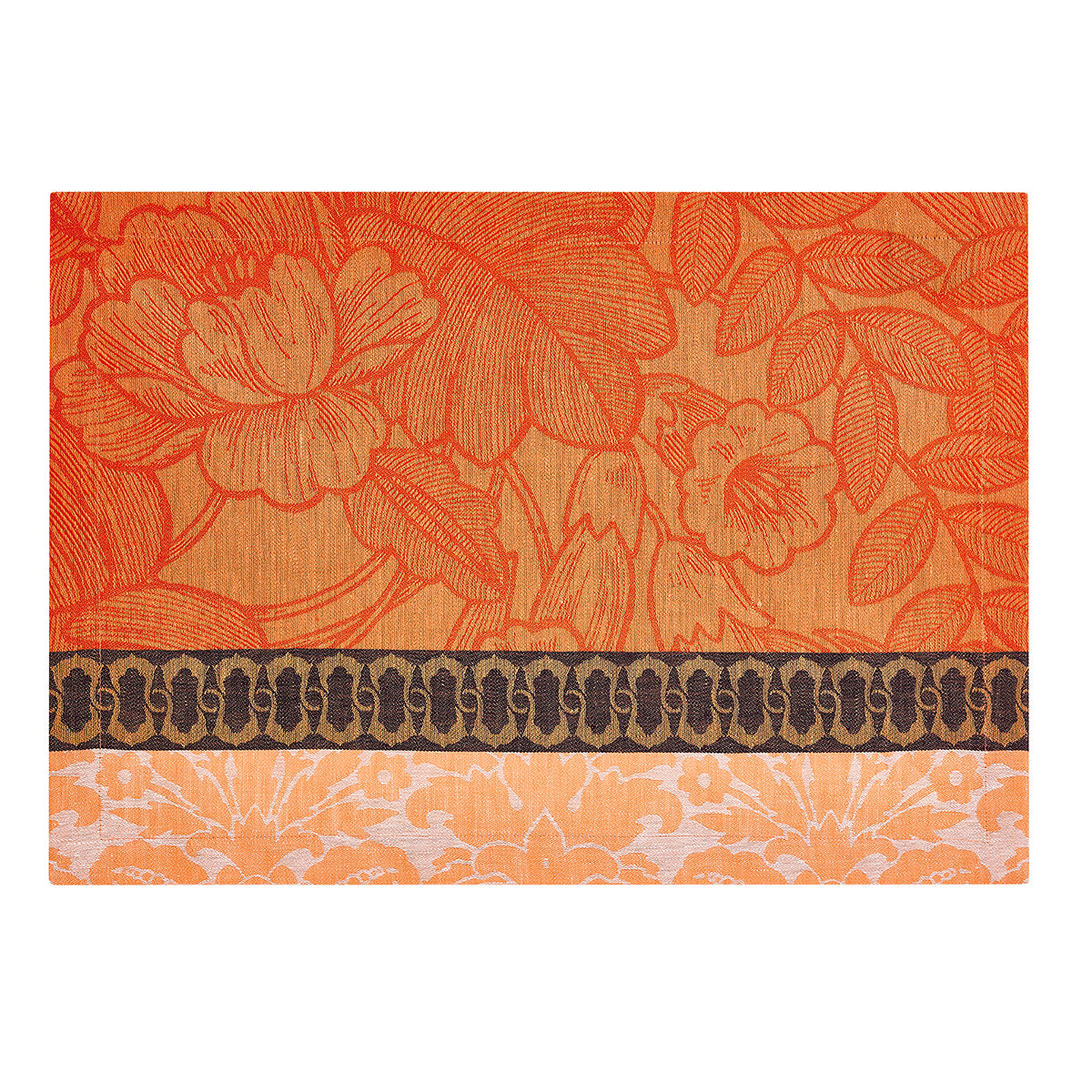 Escapade Tropical Orange Linen