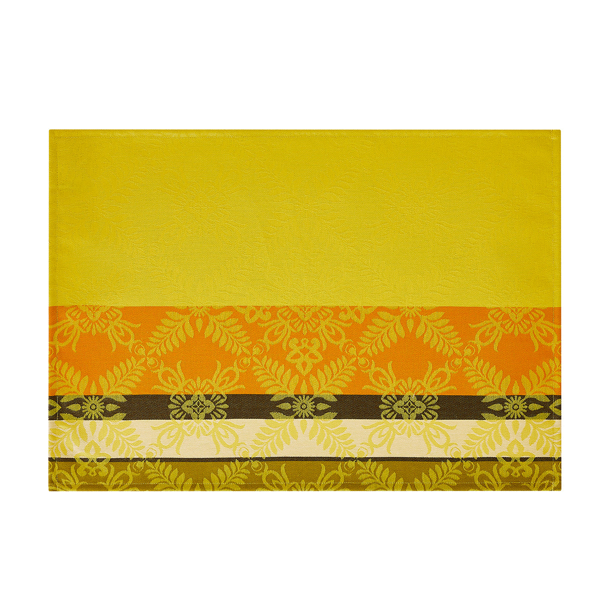 Mumbai Safran Yellow, Set of 2 Coated Placemats