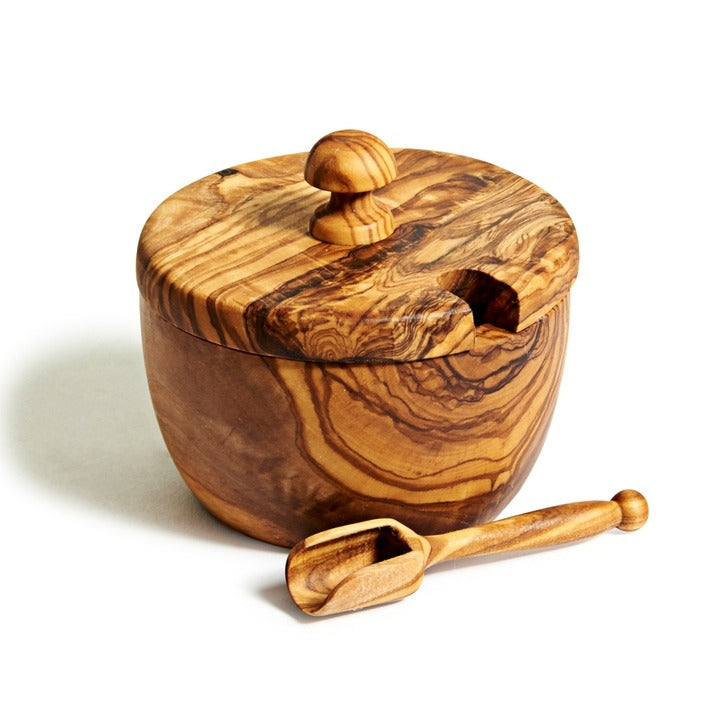 Olivewood Sugar Bowl and Shovel