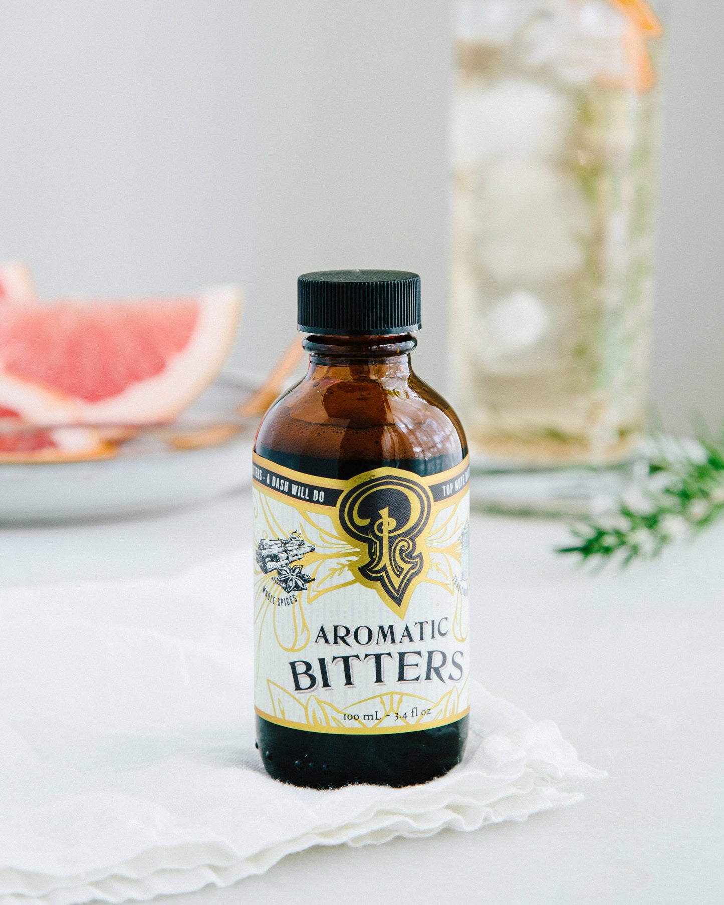 Aromatic Bitters 3.4 oz - cocktail / mocktail beverage mixer
