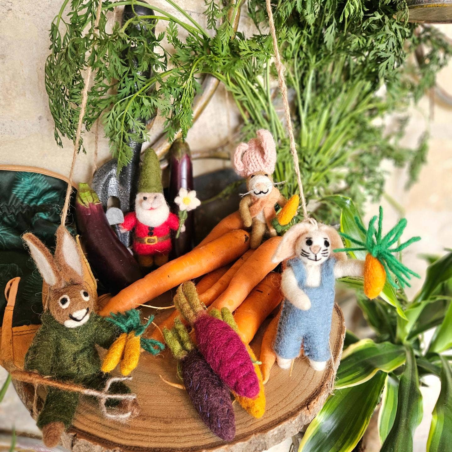 Gilbert the Garden Gnome Hanging Ornament