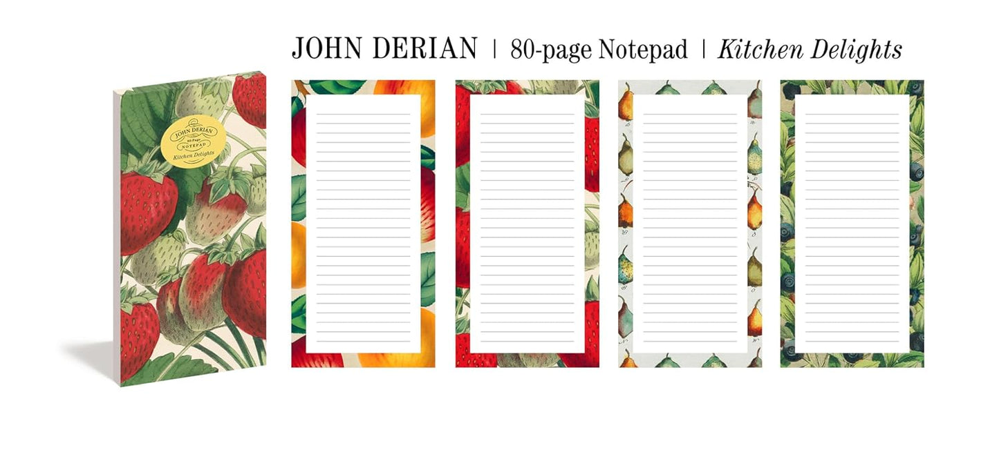 John Derian Paper Goods: Kitchen Delights 80-Page Notepad