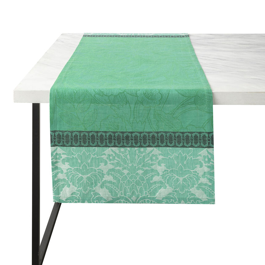 Escapade Tropical Green Table Runner, 20 x 59