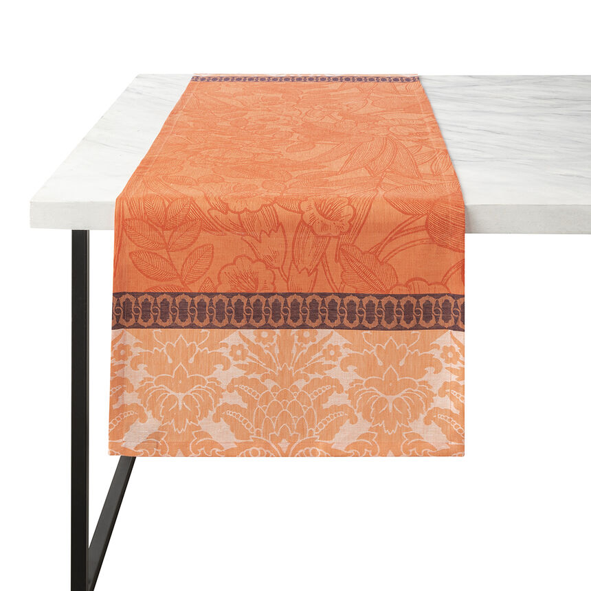 Escapade Tropical Orange Table Runner, 20 x 59