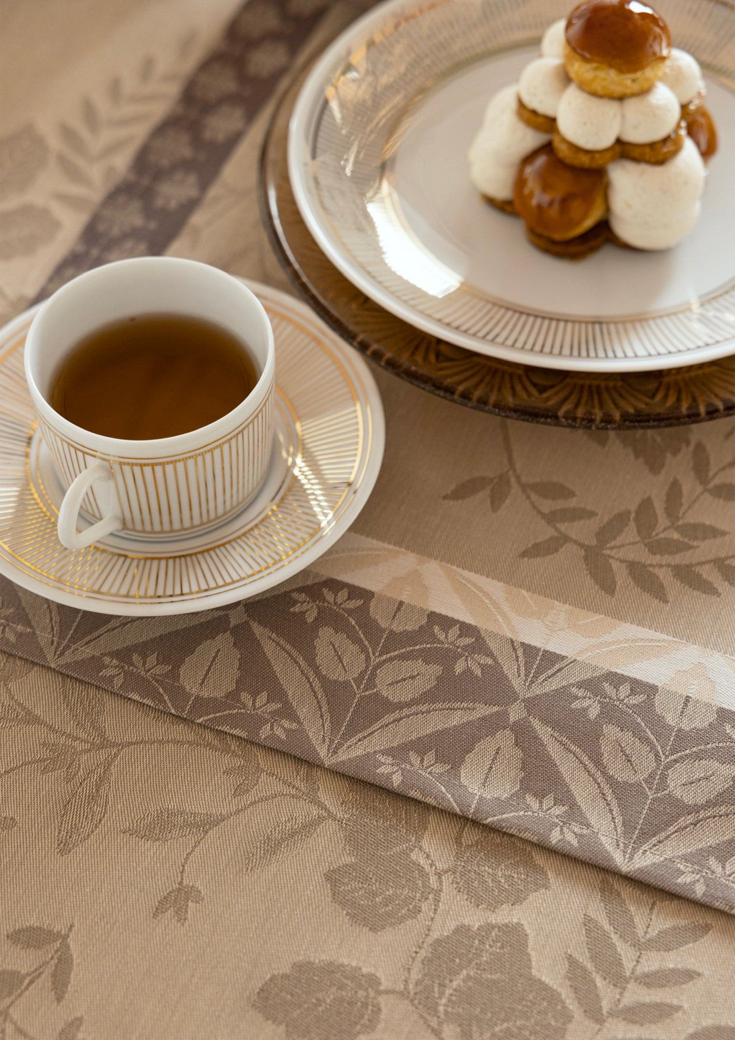 NEW! Manor Lane Beige COTTON Collection