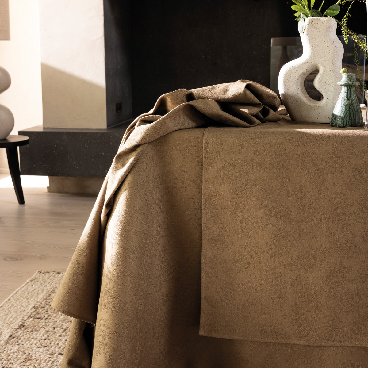 NEW! Vegetal Mood Avocat Coated Tablecloth
