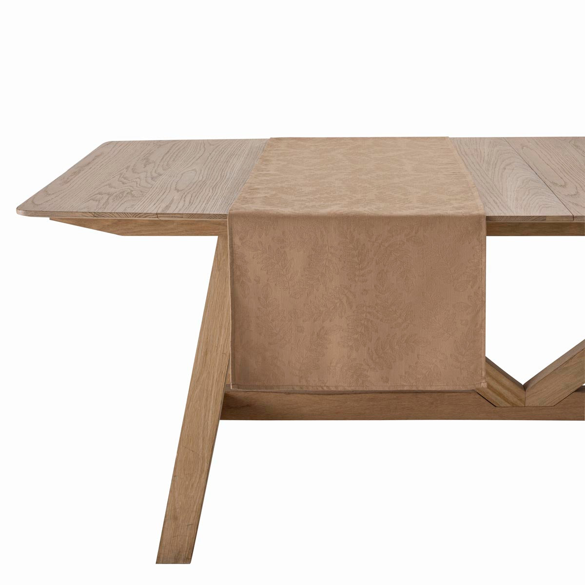 NEW! Vegetal Mood Brown COATED Tablecloth