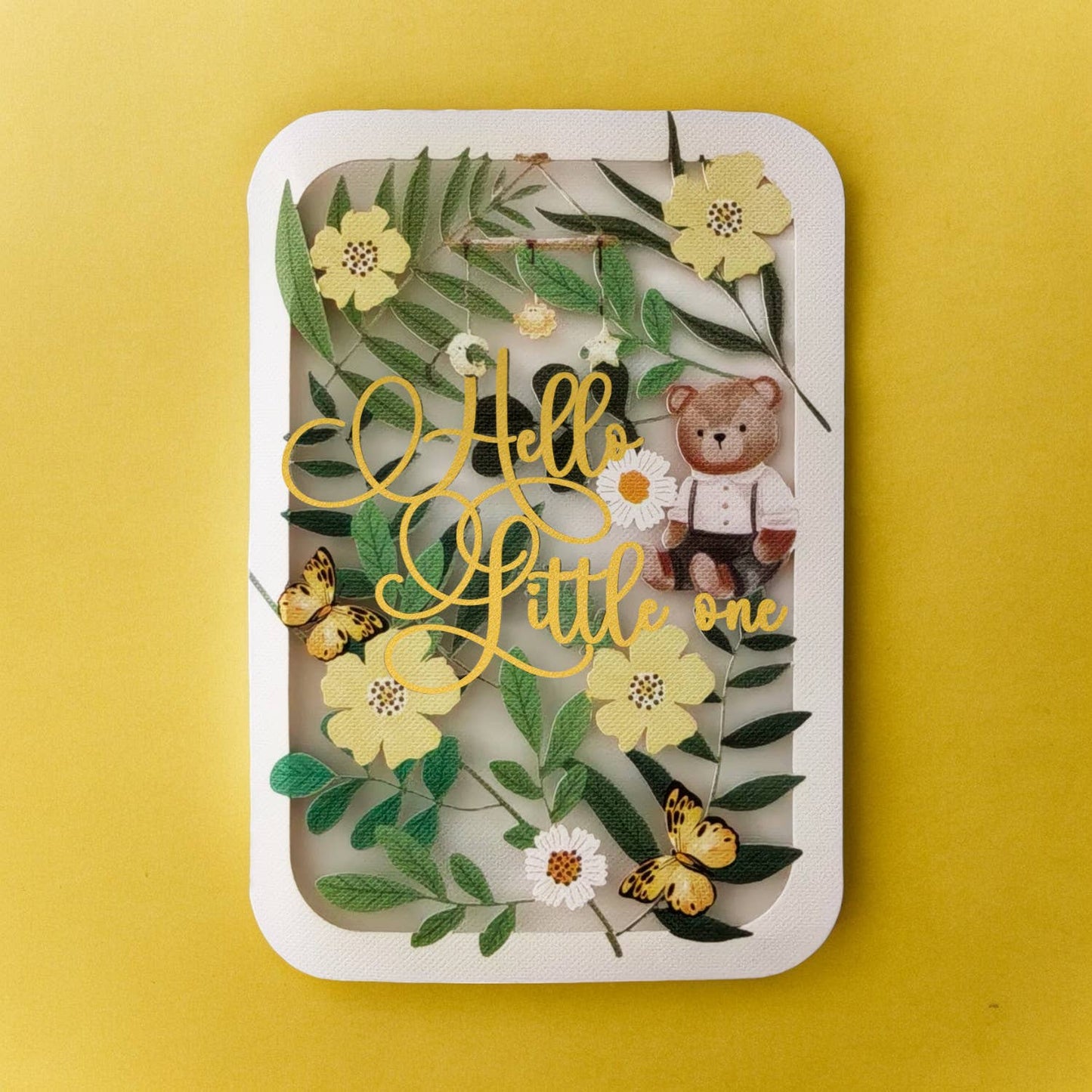 BABY DIECUT GREETING CARD ALLJOY - r. h. ballard shop & gallery
