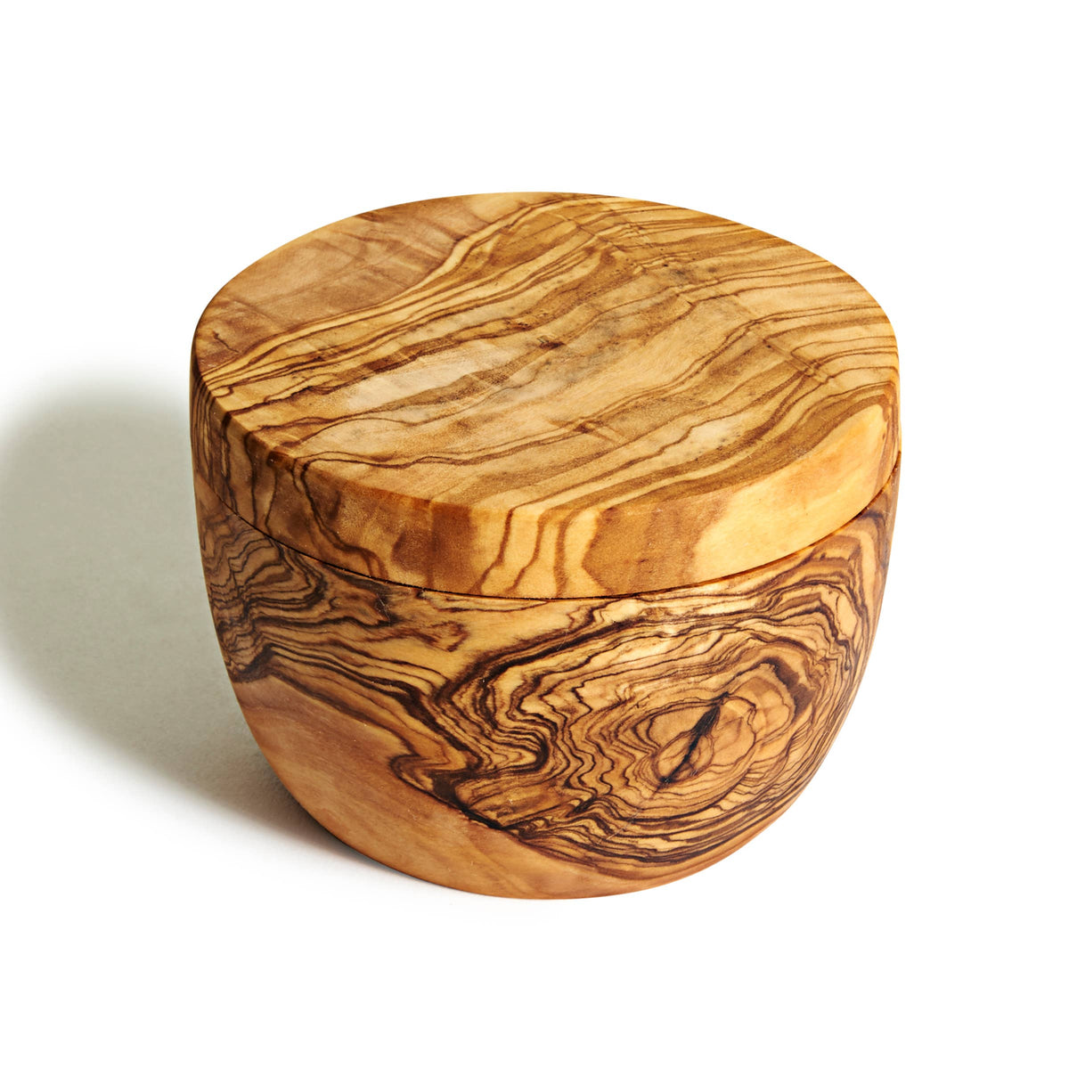 Olive Wood Salt Cellar - r. h. ballard shop & gallery