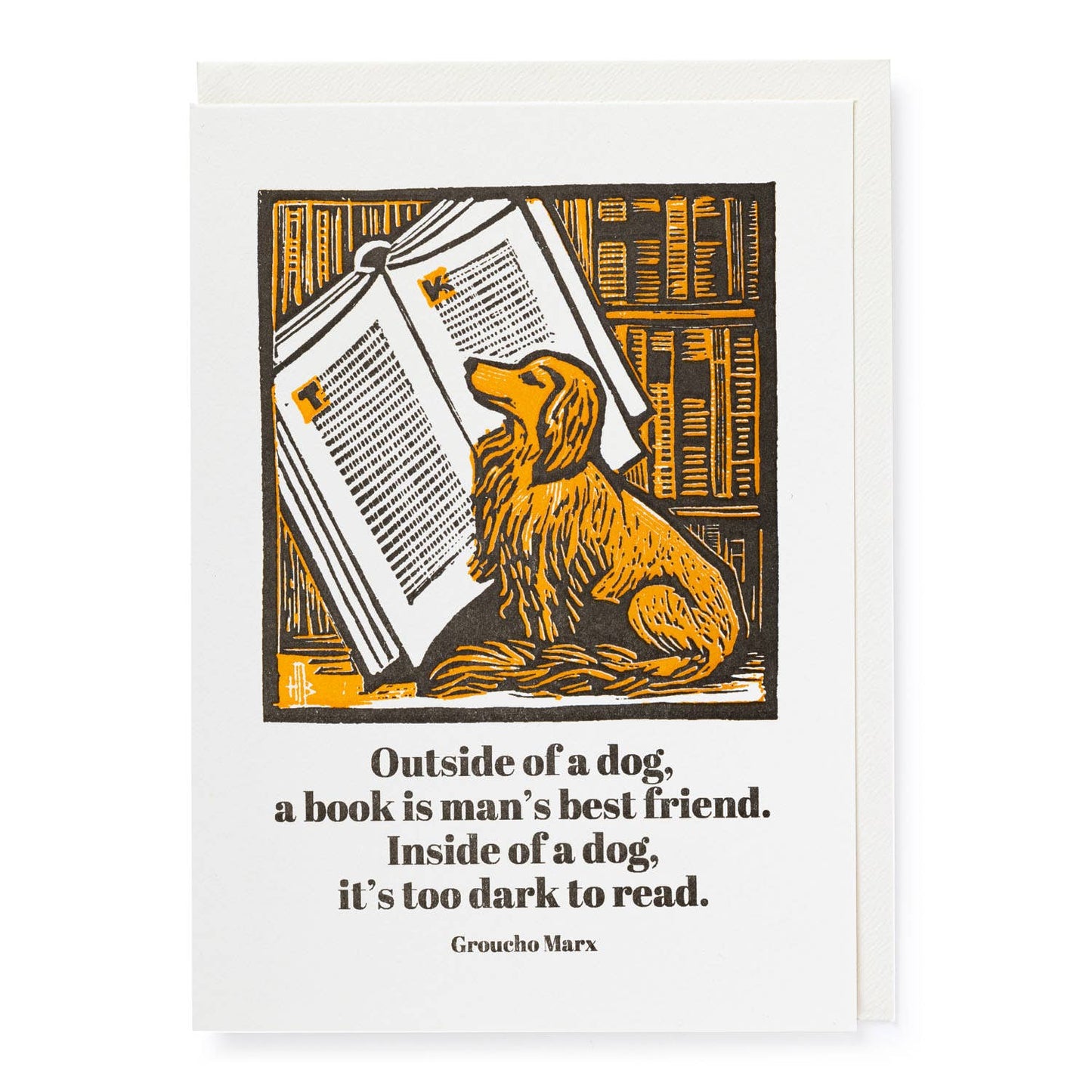 Outside of a Dog | Greeting Card - r. h. ballard shop & gallery