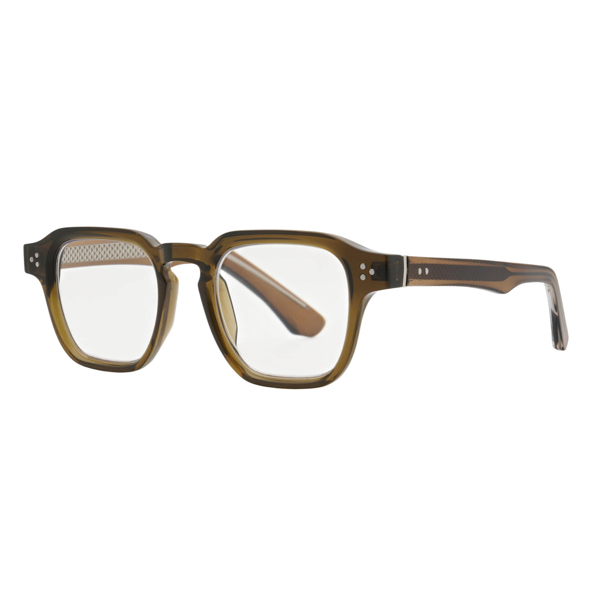 TED | Olive Green | Transparent Brown | Blue Light: 3.00 - r. h. ballard shop & gallery