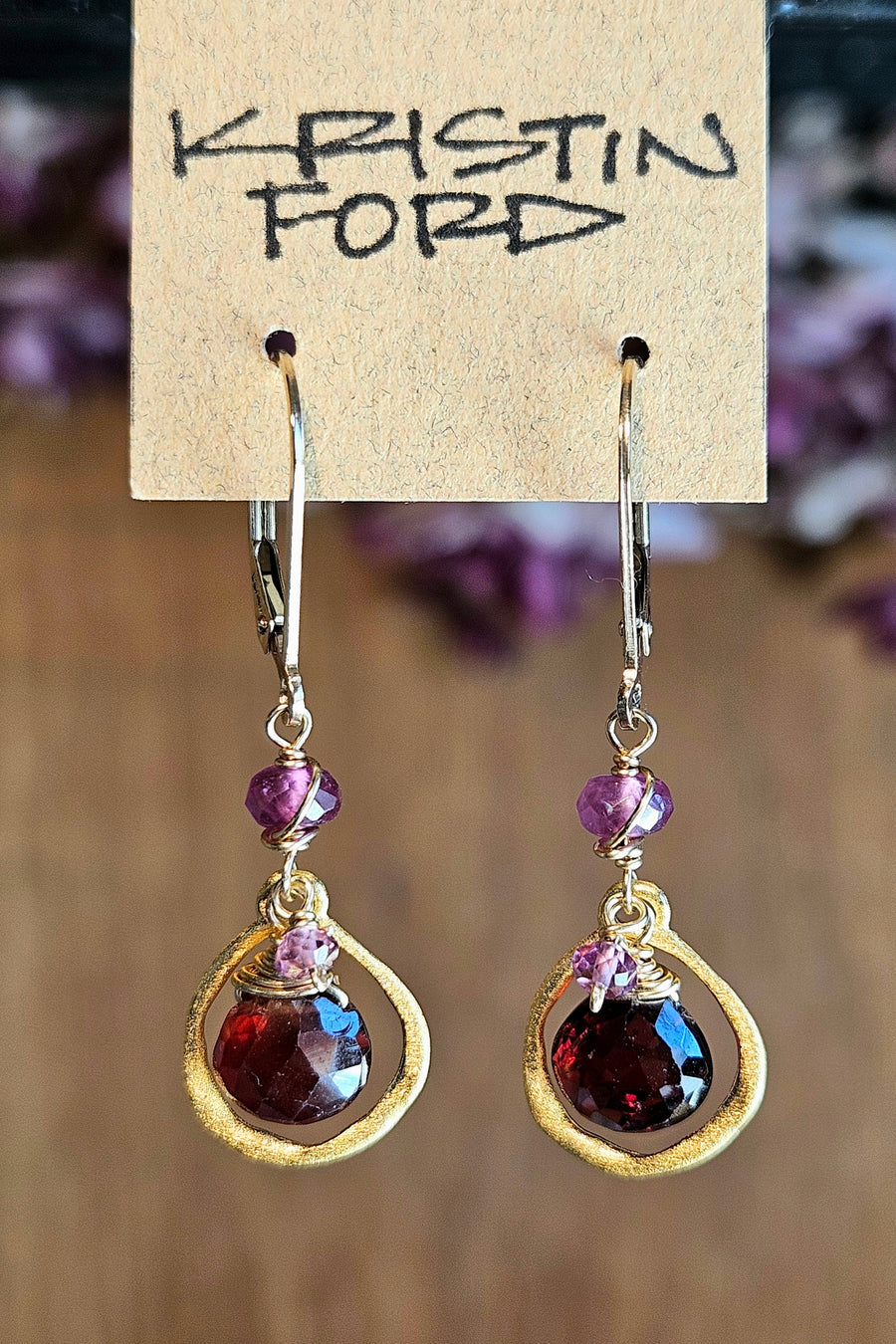 Garnet Earrings
