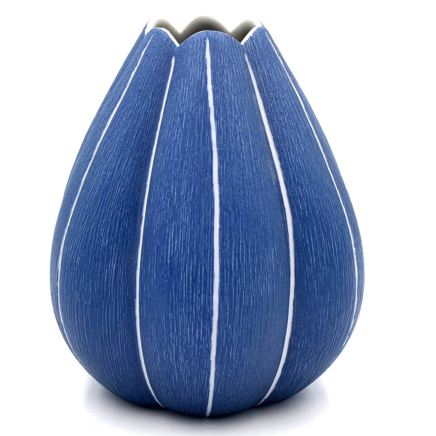 CHAMPA S Blue -Handcrafted Porcelain Vase