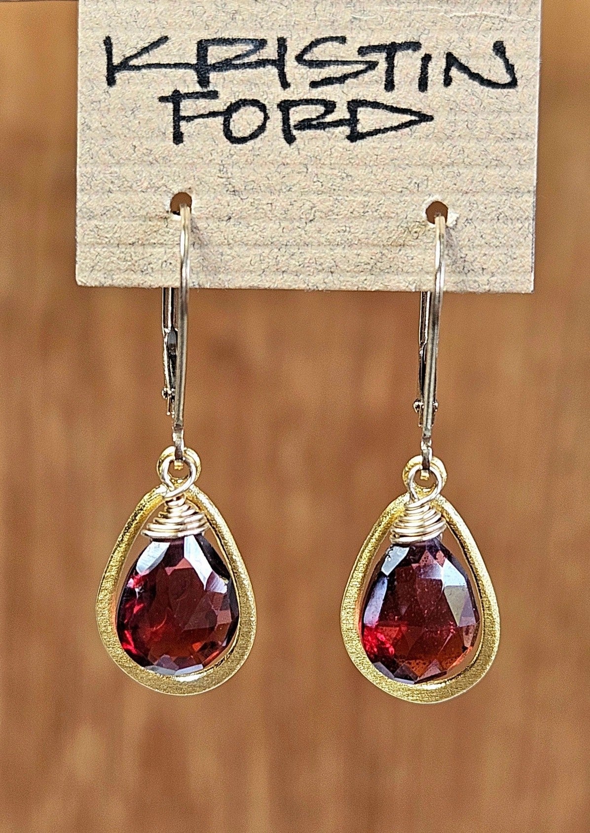 Garnet Earrings - r. h. ballard shop & gallery