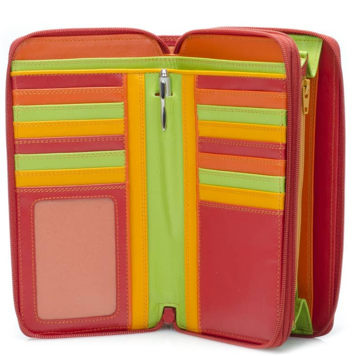 Large Double Zip Wallet Jamaica