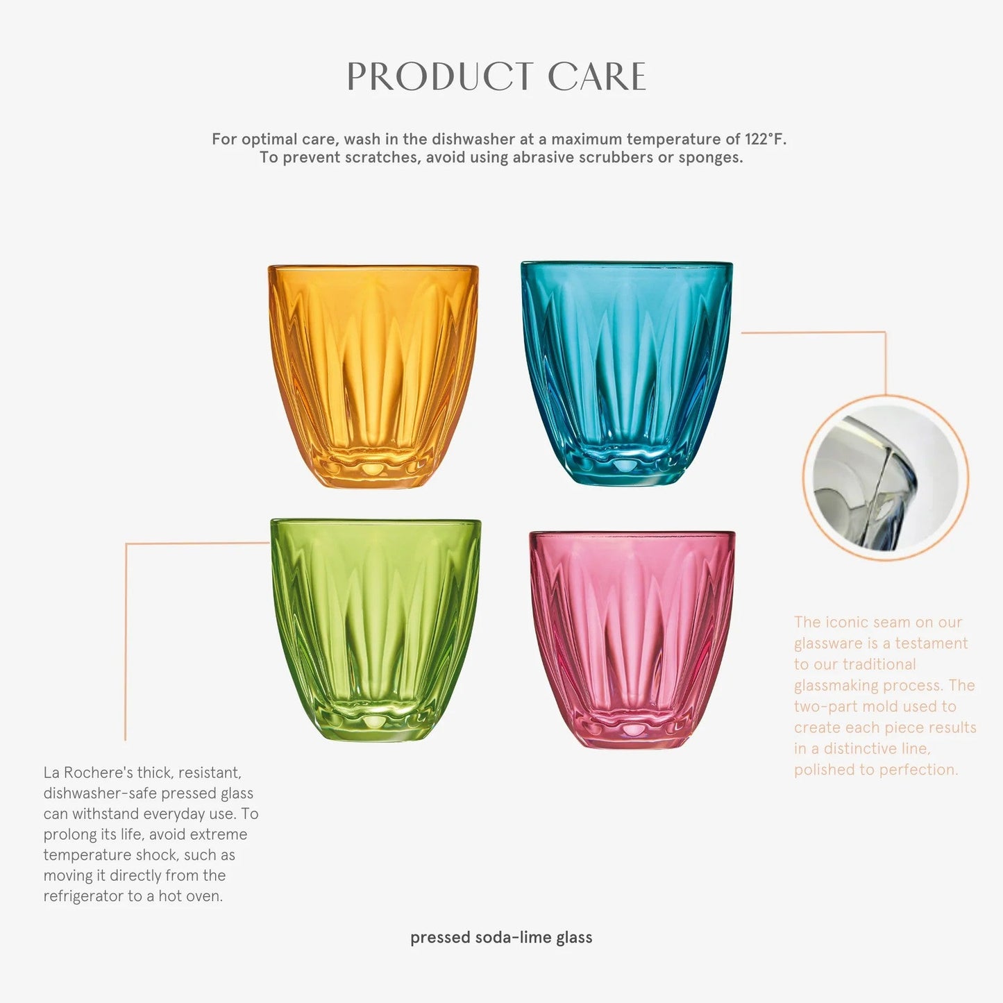 Mandarin Lily Glassware, France