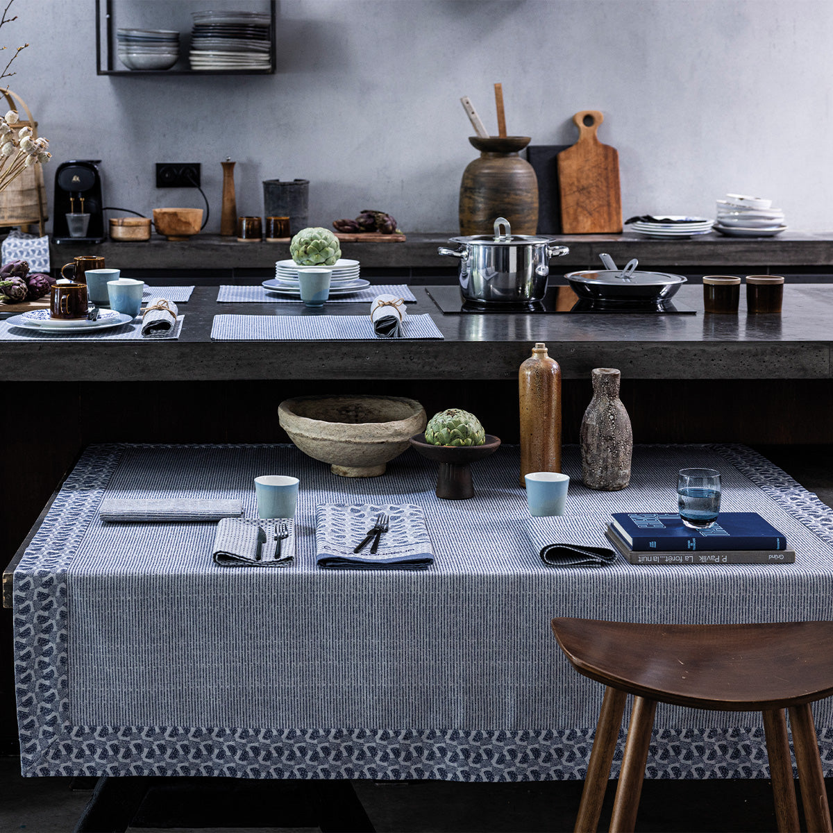 NEW! Empreintes Cobalt COTTON Collection