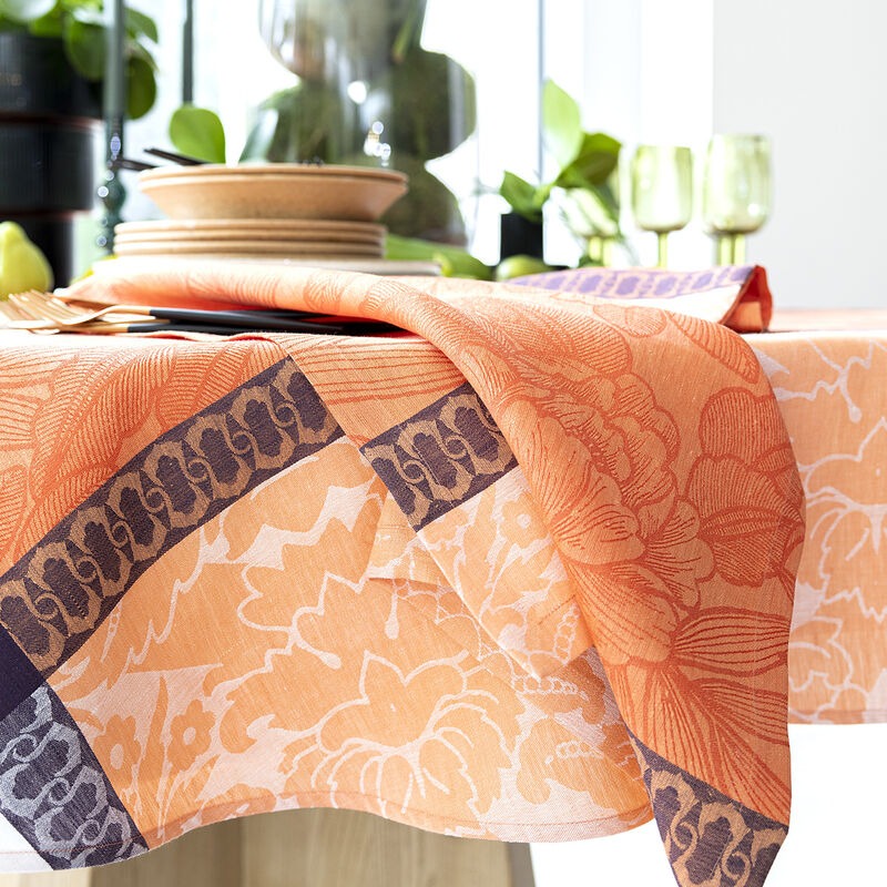 NEW! Escapade Tropical Orange Linen