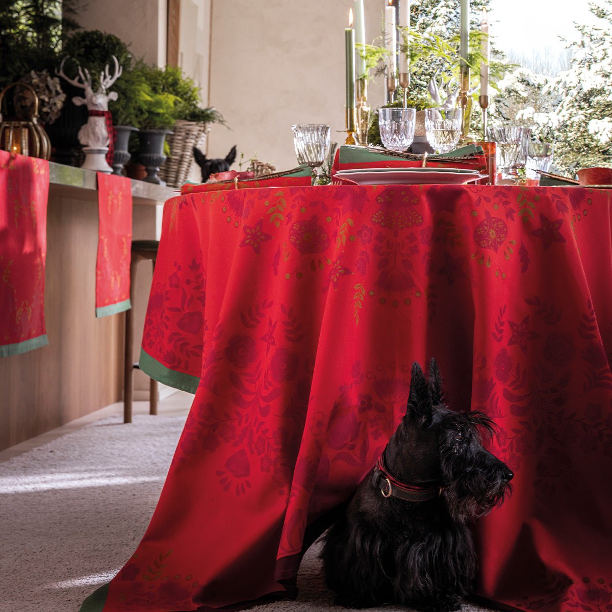 NEW! Feerie Red Holiday COTTON Collection
