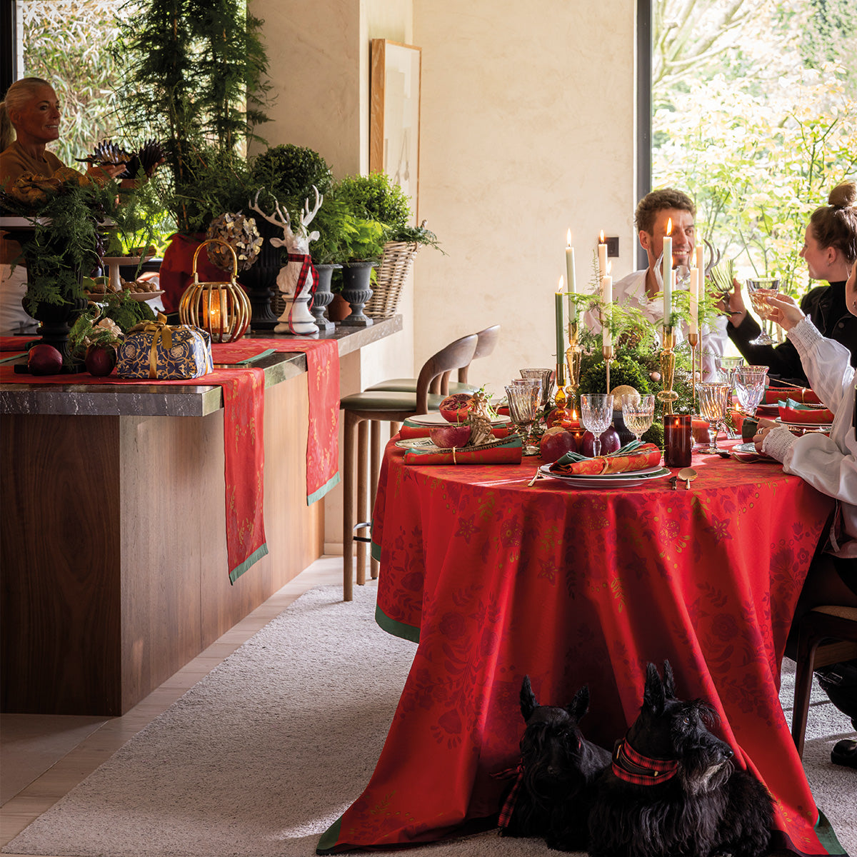 NEW! Feerie Red Holiday COTTON Collection