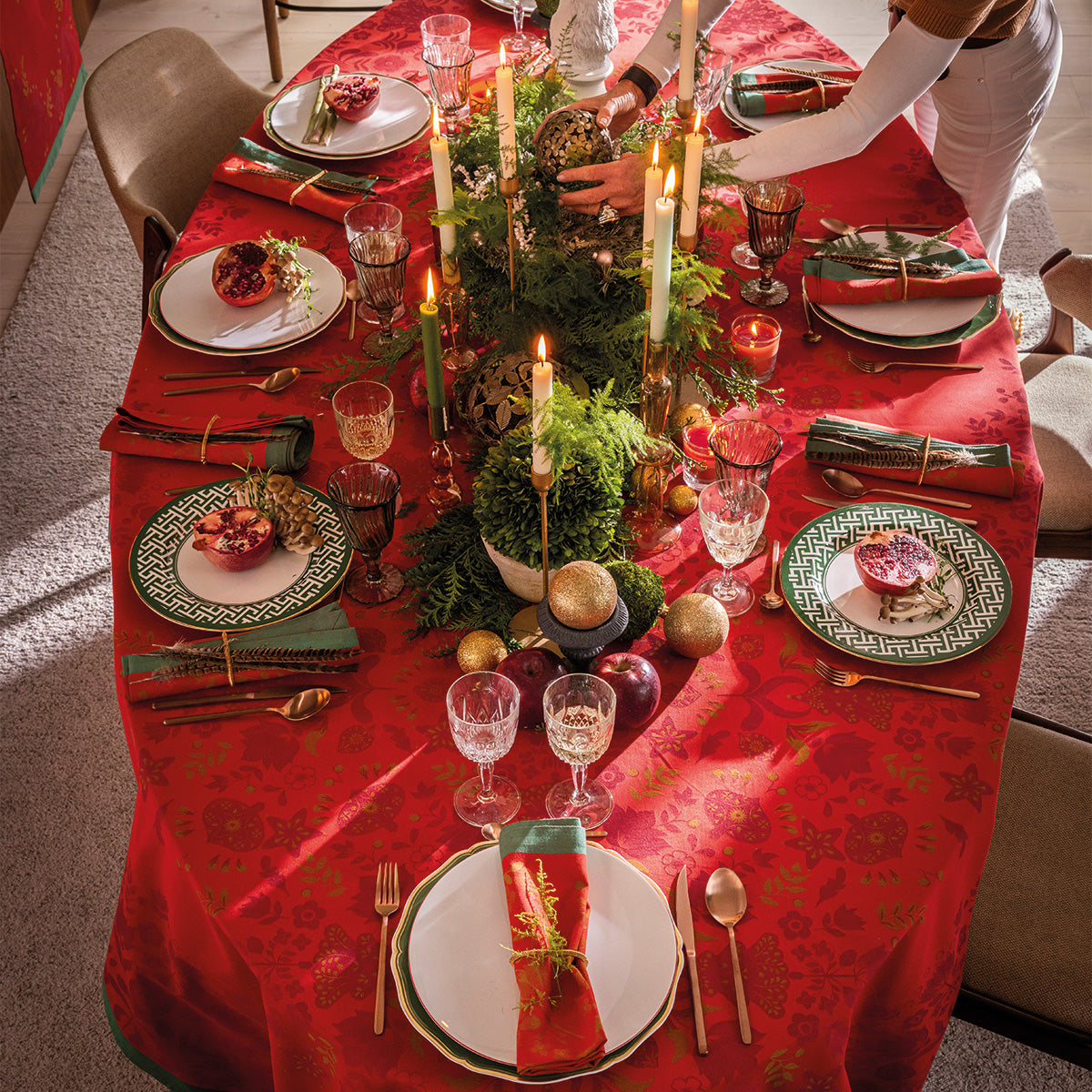 NEW! Feerie Red Holiday COTTON Collection