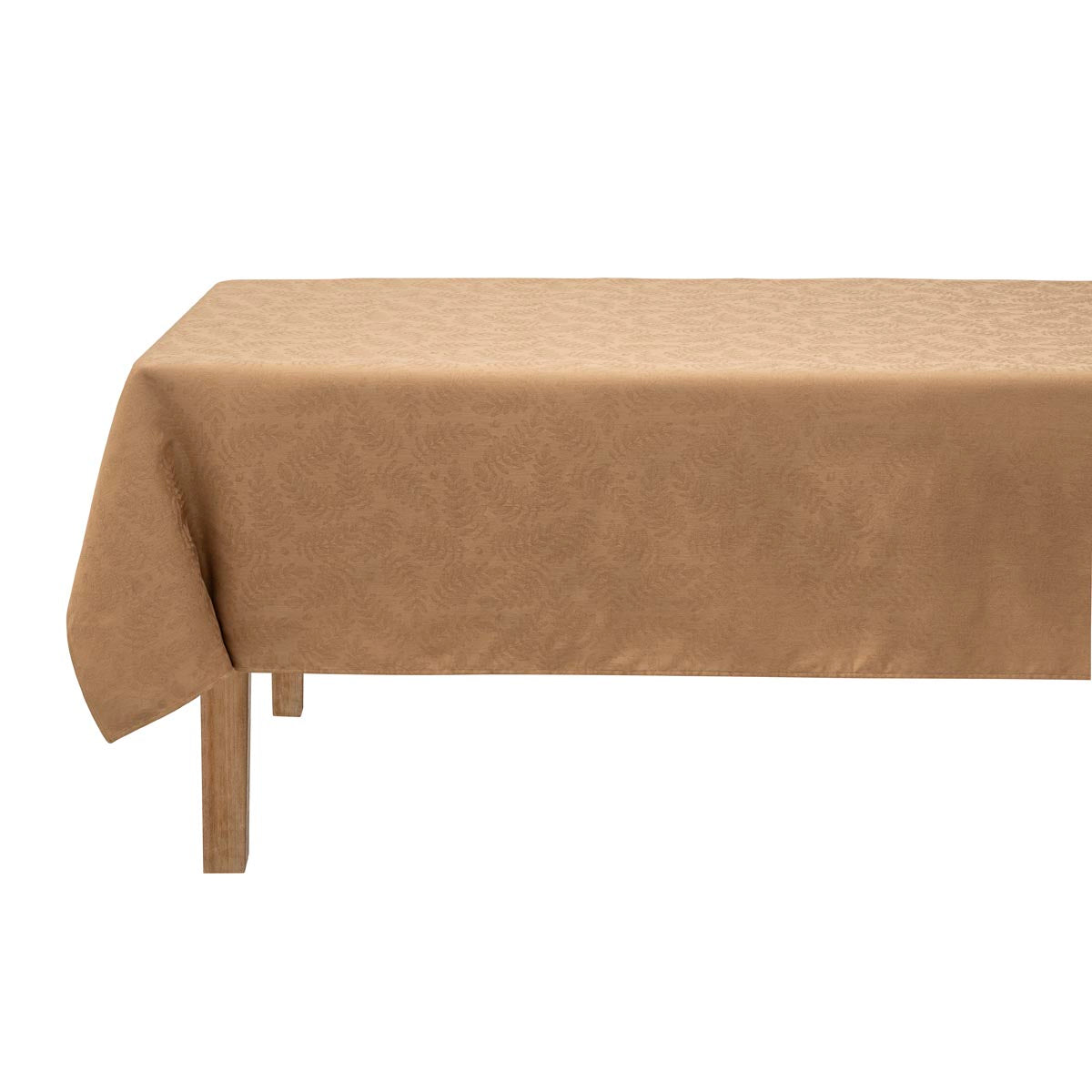 NEW! Vegetal Mood Brown COATED Tablecloth