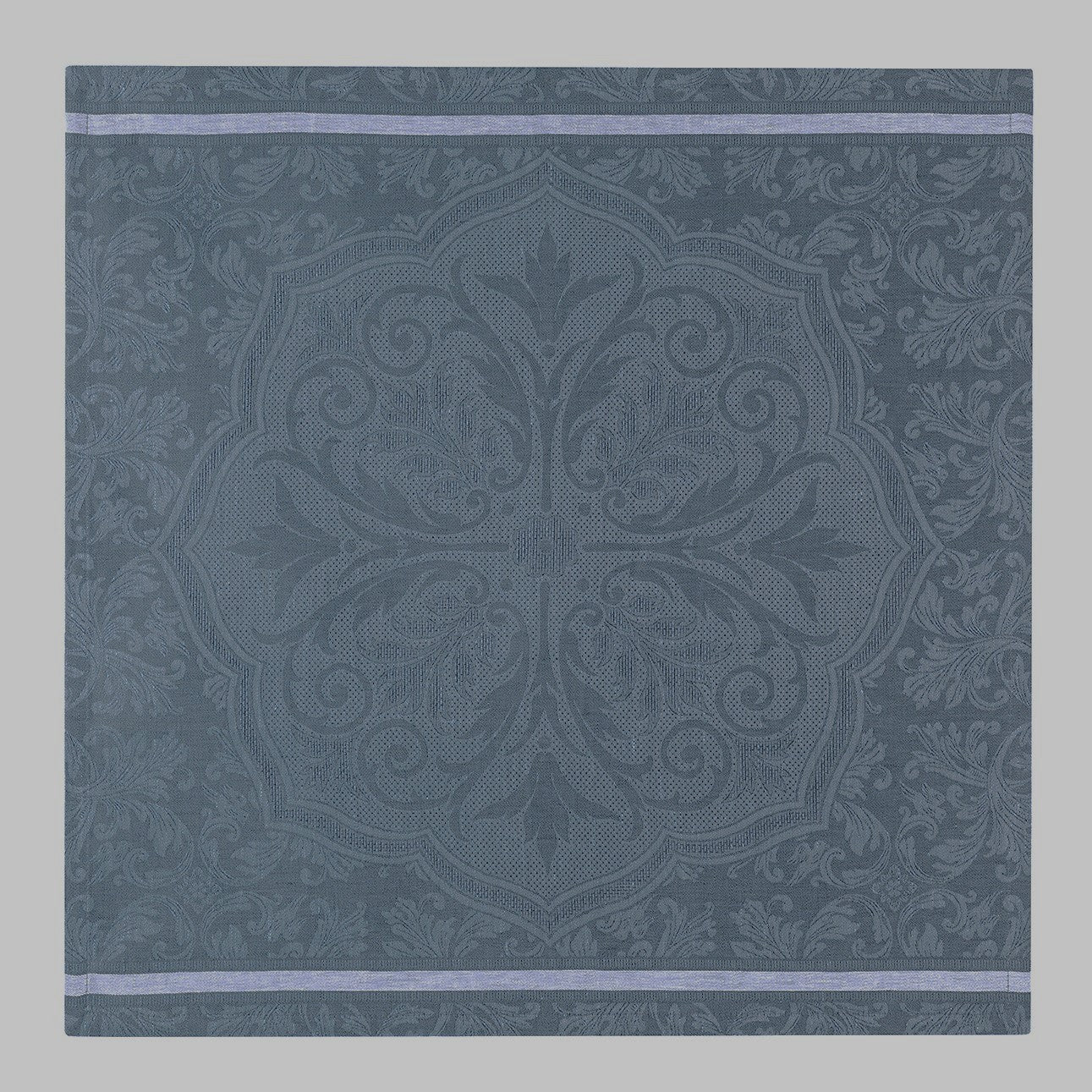 Armoiries Ceruleen Blue LINEN Napkins, Set of 2