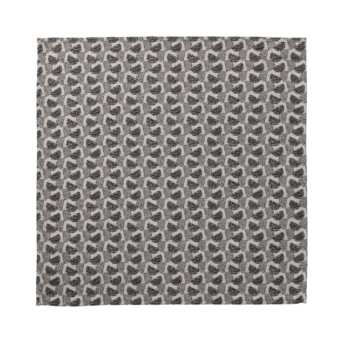 NEW! Empreintes Pois Black Cotton Napkin - Set of 2