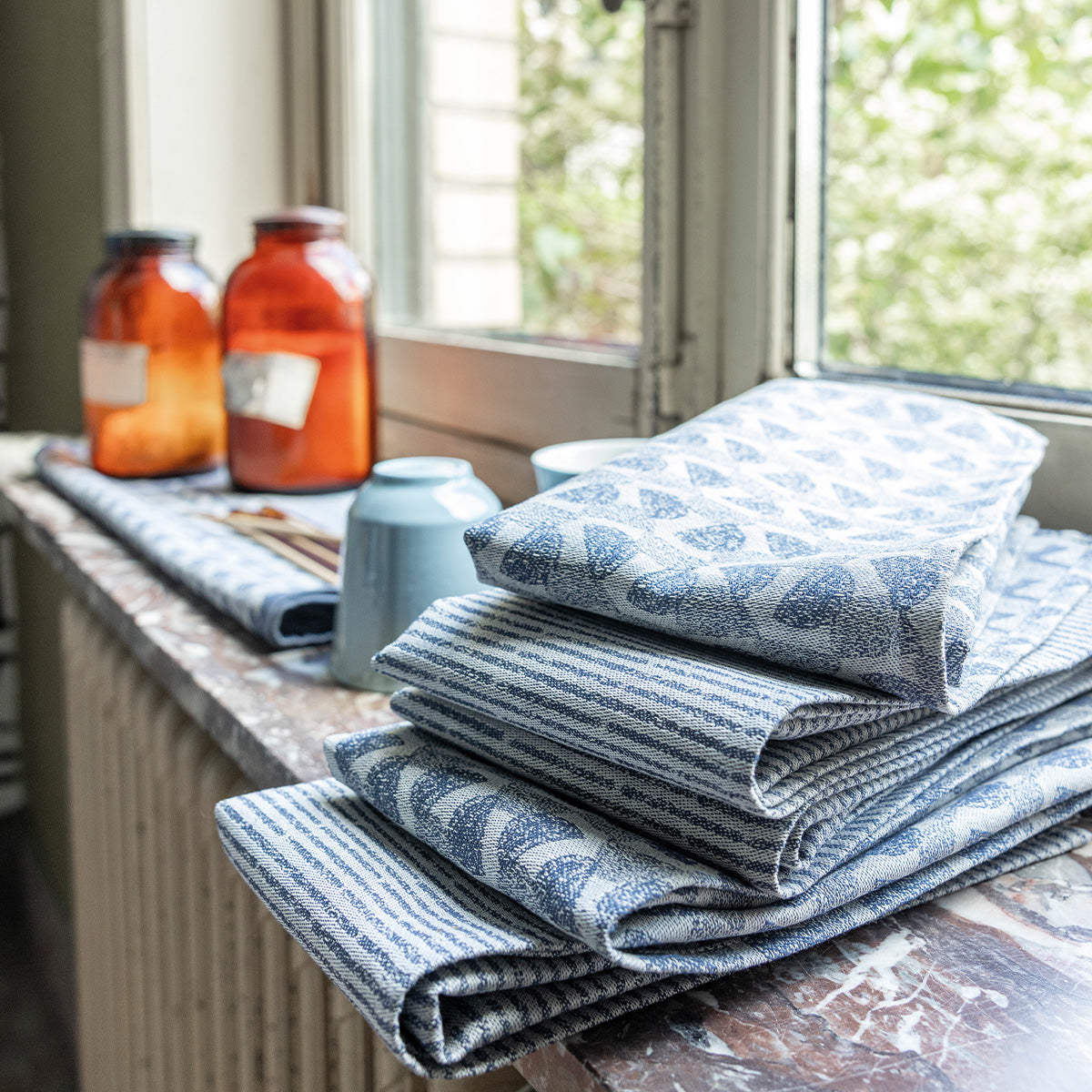 NEW! Empreintes Cobalt COTTON Collection