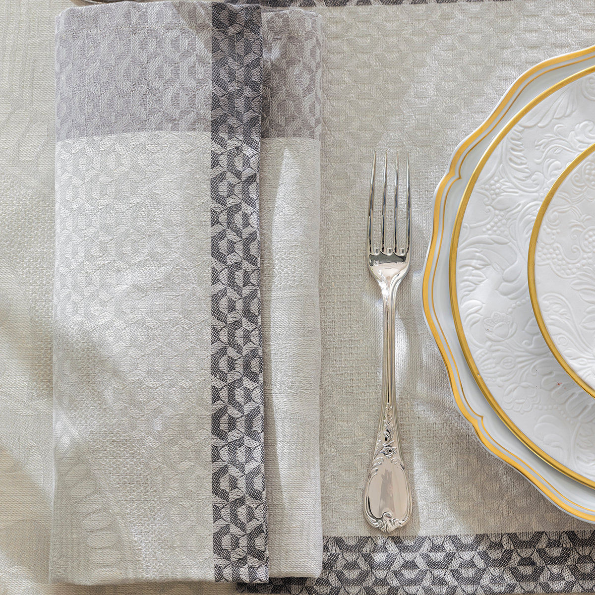 Evasion Celeste Grey Linen