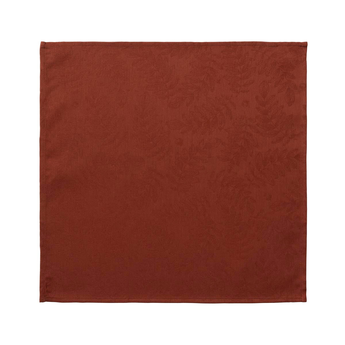 NEW! Vegetal Mood Brick Red Coated Tablecloth