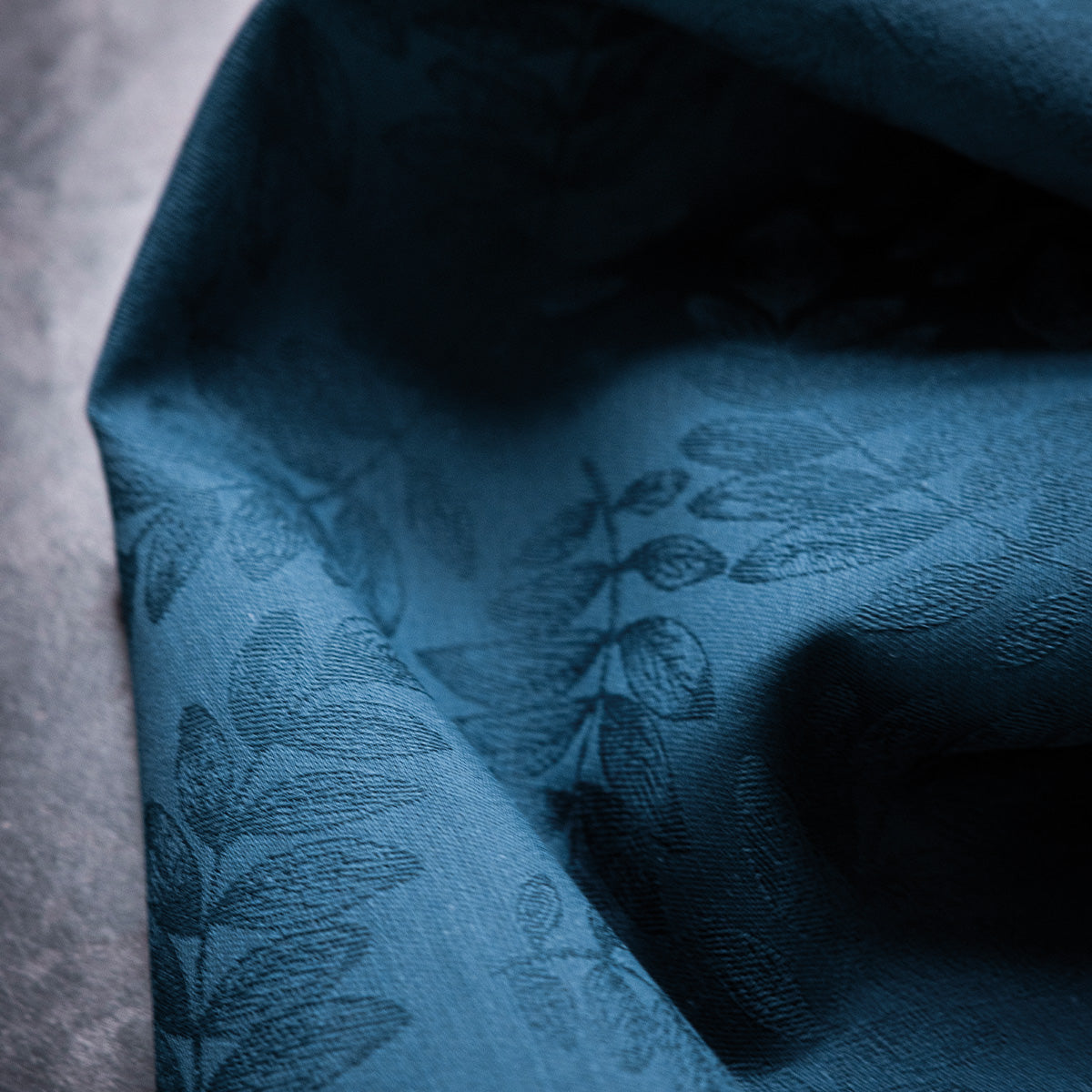 NEW! Vegetal Mood Blue Coated Tablecloth